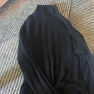 Elegant Black Turtleneck Sweater